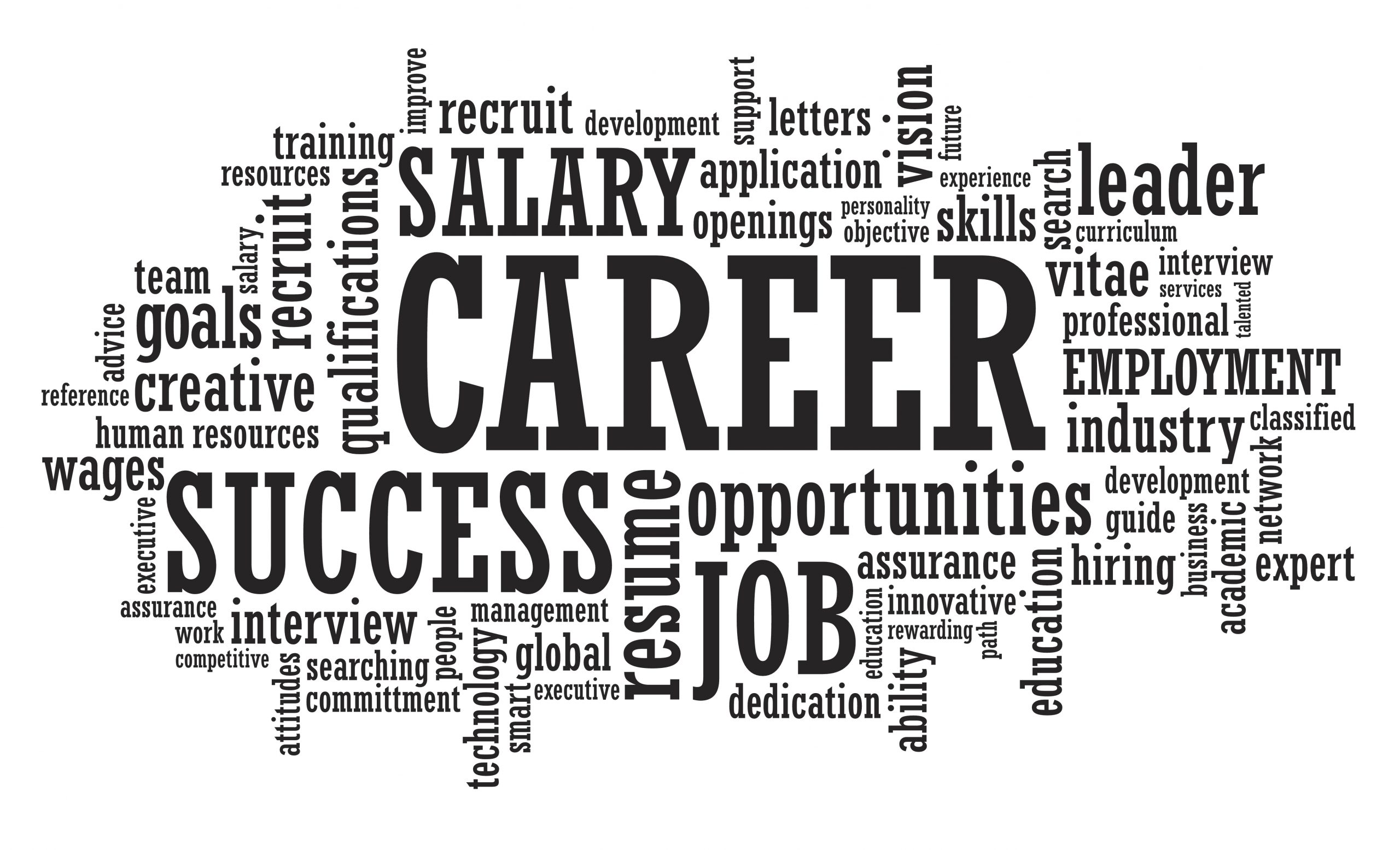 <p>Job Career Opportunities Word Cloud illustration in vector format</p>
