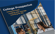 The cover of the College Prospectus