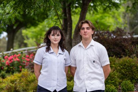 Mia Cowley and Tobias Johnson