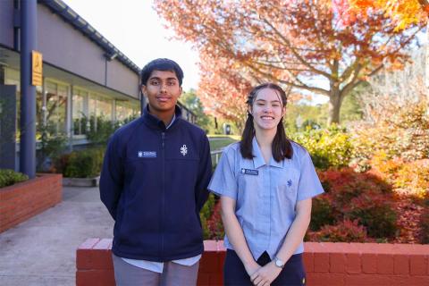 Year 10 - Pranav Kumar and Annie Pindral